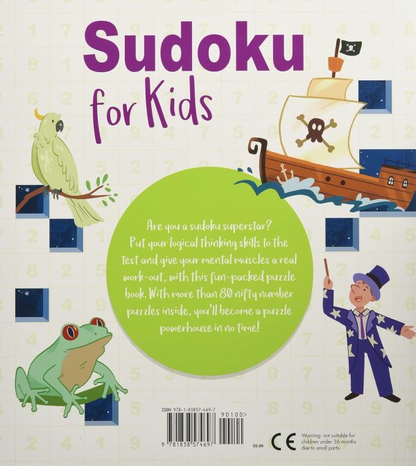 Sudoku for Kids: Over 80 Puzzles for Hours of Fun! For Sale