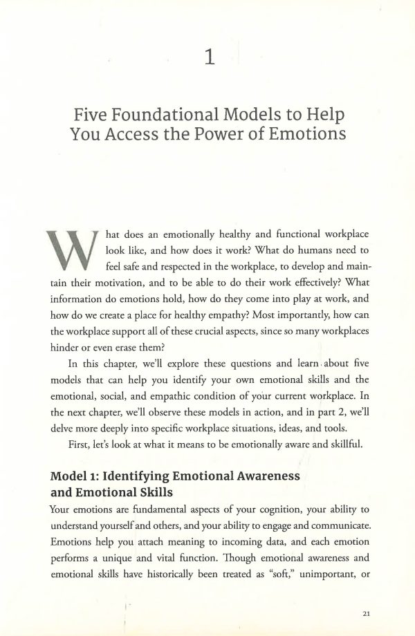 The Power of Emotions at Work: Accessing the Vital Intelligence in Your Workplace For Sale