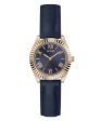 GUESS Ladies Blue Rose Gold Tone Analog Watch Online now