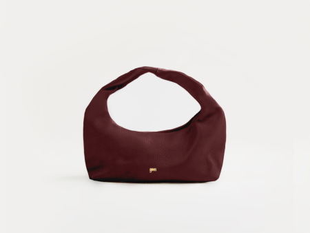 [ON HAND] Mini Hobo Bag in Oxblood (Light Pebbled) Hot on Sale