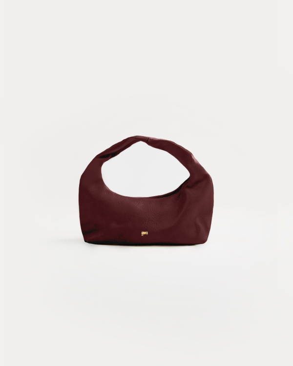 [ON HAND] Mini Hobo Bag in Oxblood (Light Pebbled) Hot on Sale