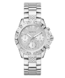 GUESS Ladies Silver Tone Multi-function Watch Online Hot Sale