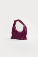 [ON HAND] Medium Hobo Bag in Plum (Heavy Pebbled) For Cheap