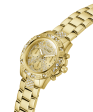 GUESS Ladies Gold Tone Multi-function Watch Discount