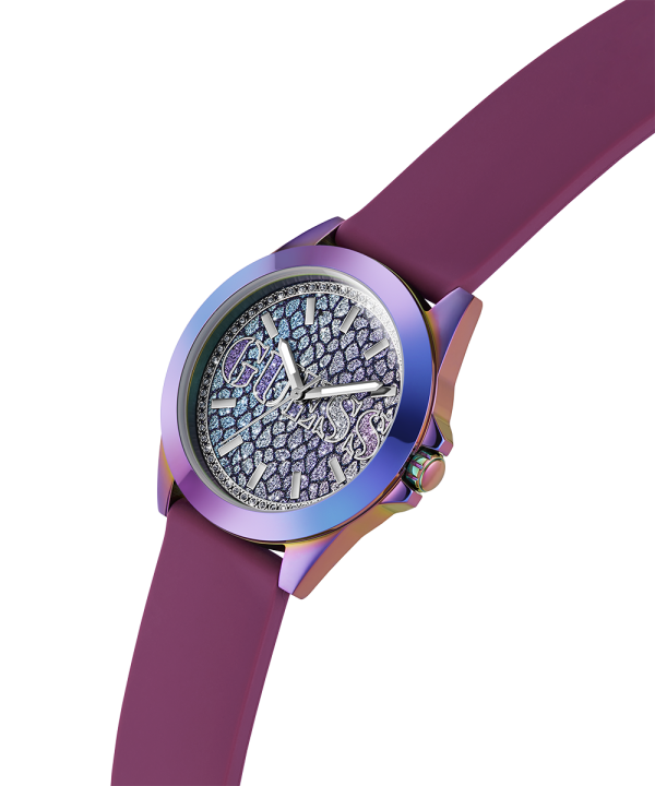 GUESS Ladies Purple Iridescent Analog Watch Online Sale