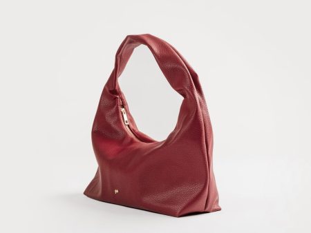 [PRE-ORDER] Medium Hobo Bag in Chili (Heavy Pebbled) Supply