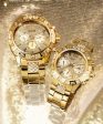 GUESS Ladies Gold Tone Multi-function Watch Discount