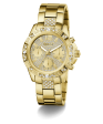 GUESS Ladies Gold Tone Multi-function Watch Discount