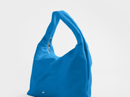 [ON HAND] Large Hobo Bag in Azure (Light Pebbled) Online Hot Sale