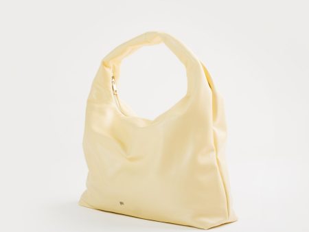 [ON HAND] Large Hobo Bag in Butter (Light Pebbled) Online now