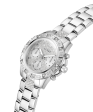 GUESS Ladies Silver Tone Multi-function Watch Online Hot Sale