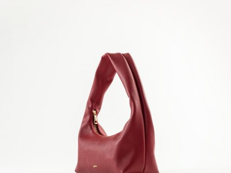 [PRE-ORDER] Small Hobo Bag in Chili (Heavy Pebbled) Online now