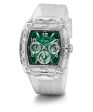 GUESS Mens Clear Multi-function Watch Hot on Sale