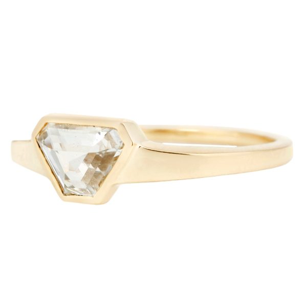 Fancy Pillar Diamond Ring Cheap