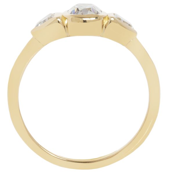 Champagne Sparkle Trio Ring Discount