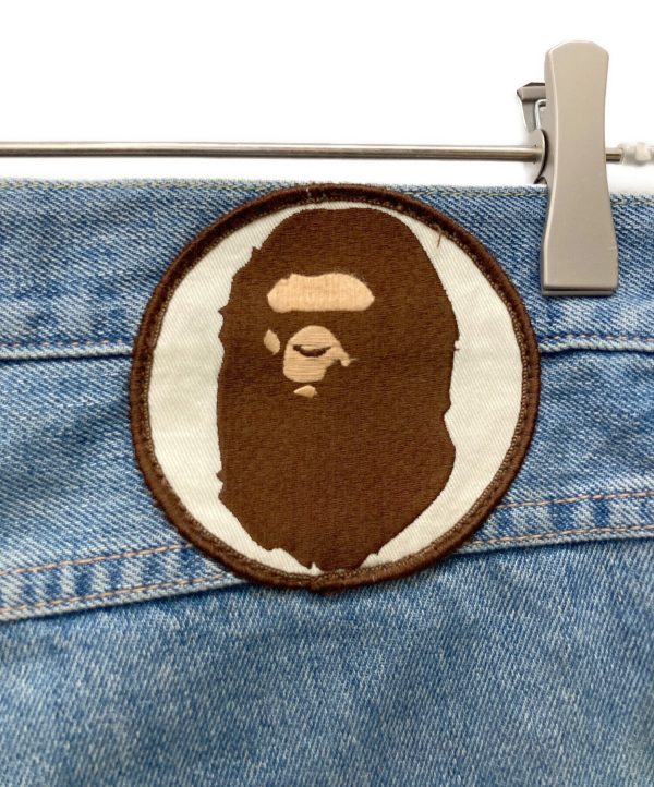 [Pre-owned] A BATHING APE Embroidered Denim 001DPJ801003M Supply