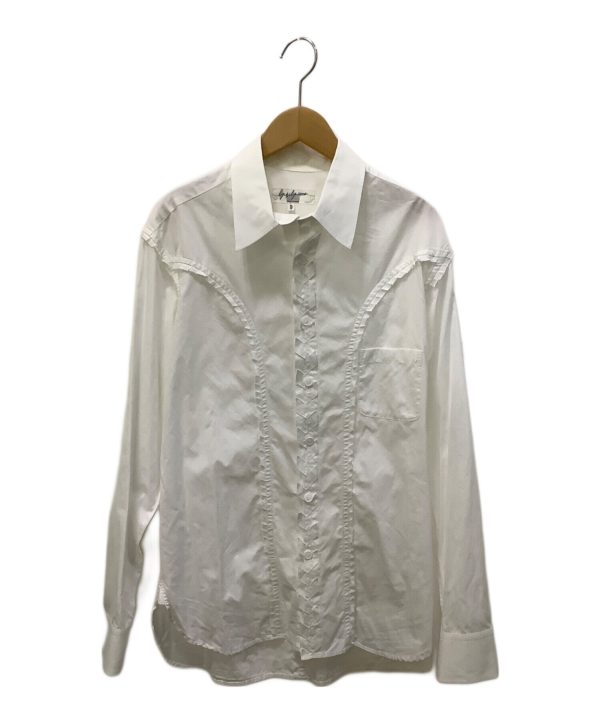 [Pre-owned] Yohji Yamamoto pour homme Ribbed Tsugihagi long-sleeved shirt HQ-B03-006 Online