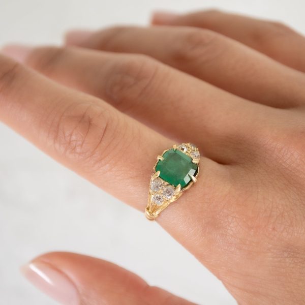 Crown Jewel Emerald Ring on Sale