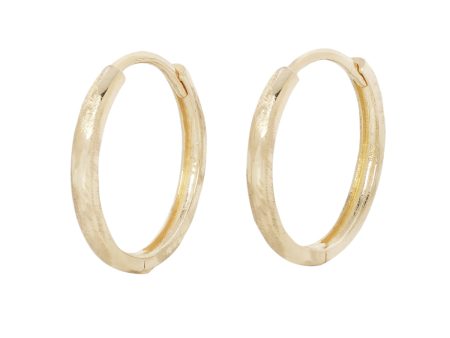 LI Textured 15mm Clicker Hoops For Cheap