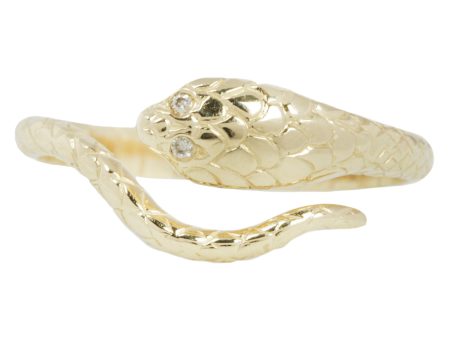 Cobra and Diamonds Ring Online Hot Sale