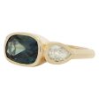 Eucalyptus Sapphire & Diamond Ring Online