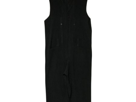 [Pre-owned] HOMME PLISSE ISSEY MIYAKE Pleated jumpsuit Jump suits All-in-one Black HP93JI144 HP93JI144 on Sale