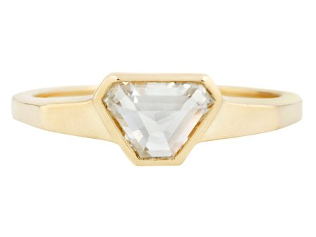 Fancy Pillar Diamond Ring Cheap