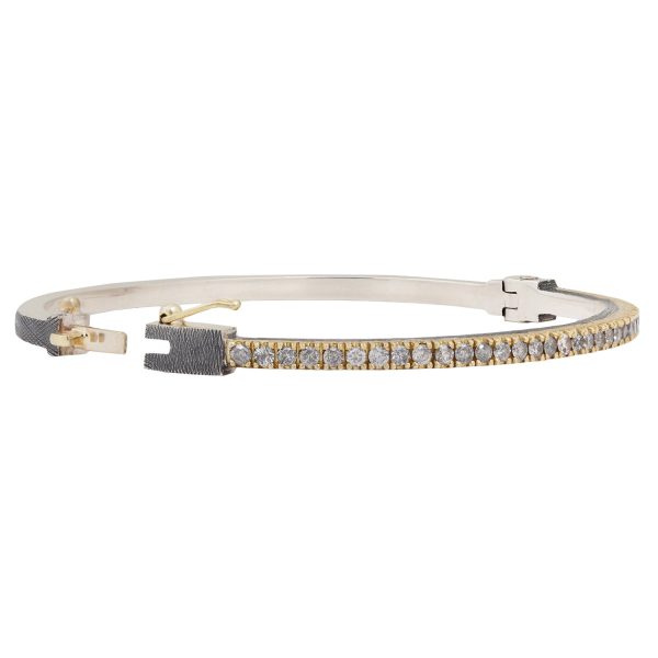 Chloe Gray Diamond Bangle Cheap