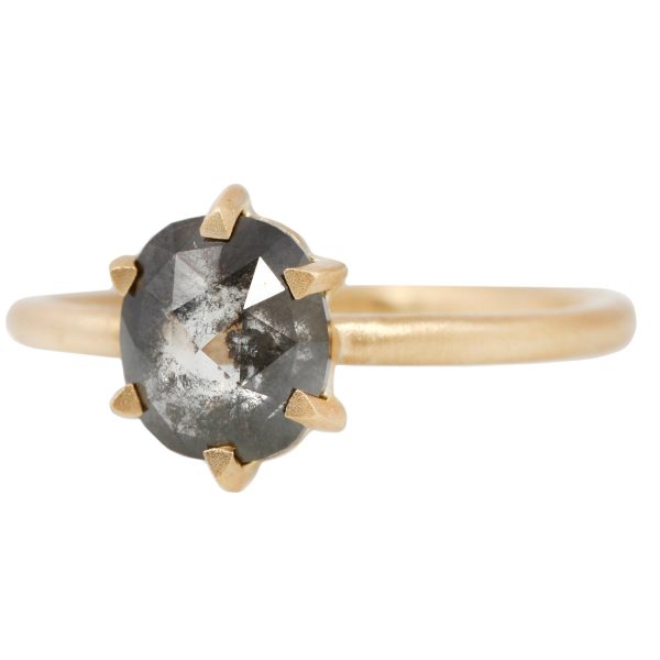 Dark Shimmer Diamond Hera Solitaire For Cheap