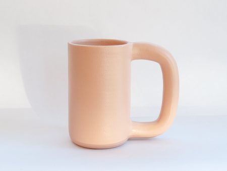 Hand Built Tall Ceramic Mug Hot on Sale