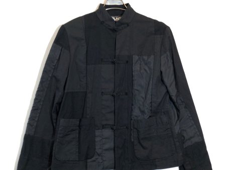 [Pre-owned] BLACK COMME des GARCONS Kung-Fu Jacket with Different Material Switching 1B-J025 Discount