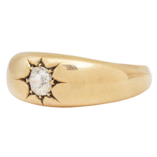 Domed Diamond Star Ring Online Sale