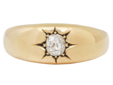 Domed Diamond Star Ring Online Sale