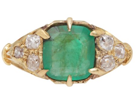 Crown Jewel Emerald Ring on Sale