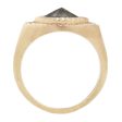 Deco Eye Diamond Signet Online Hot Sale