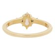 Champagne Shield Diamond Ring Online Hot Sale