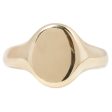 Art Deco Oval Signet on Sale