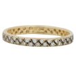 Diagonal Antiqued Diamond Eternity Band Sale