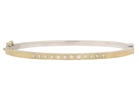 Laura Diamond Gold Bangle Cheap