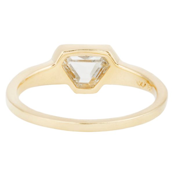 Fancy Pillar Diamond Ring Cheap