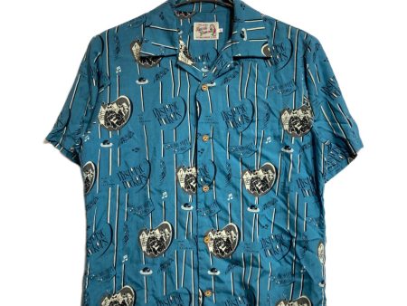 [Pre-owned] Hysteric Glamour RUNBLERS all-over pattern open collar shirt 02191AH03 Discount