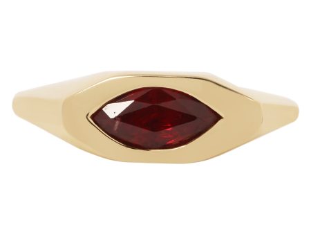 Ruby Marquise Signet on Sale