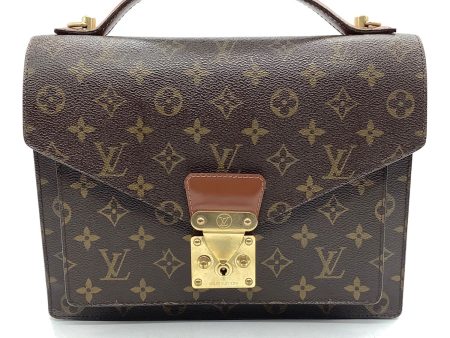 [Pre-owned] LOUIS VUITTON Monogram Monceau Clutch Bag M51185 Discount