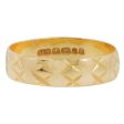 Cross Hatch Gold Band Online Hot Sale